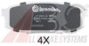A.B.S. 37702S Brake Pad Set, disc brake